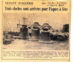LE RETOUR DES CLOCHES D AIN TEMOUCHENT 1965